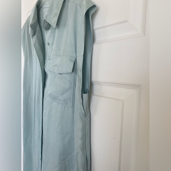 NORDSTROM Sleeveless Button-Up Shirt Dress - Picture 4 of 7